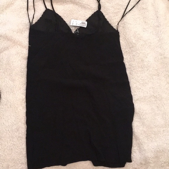 Floral Embroidered Black Shift Mini Dress - Picture 8 of 9